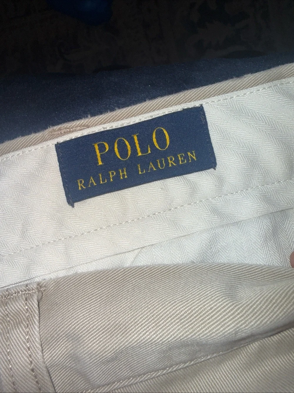 Polo Ralph Lauren “Basic Sand” Khaki Pants Chino 34/34 Classic Fit